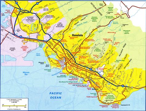 Honolulu Map Printable