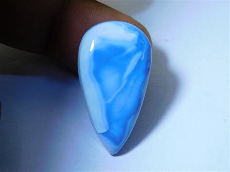 Natural Blue Opal Gemstone Top Quality Blue Opal Cabochon Blue Etsy