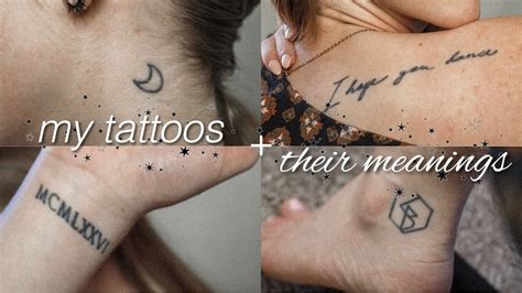 My Tattoos Their Meanings Youtube