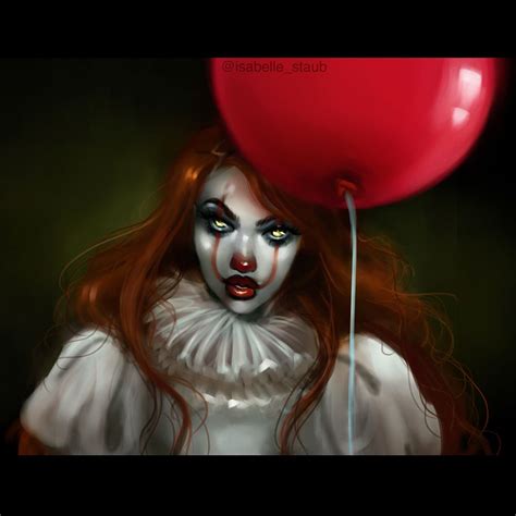 Pennysaw It For The Second Time And Had To Draw My Own Female Version Of Pennywise Getting In
