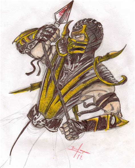 Scorpion Mortal Kombat 9 By Rog3rb3rnal On Deviantart