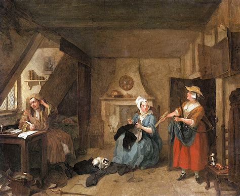 The Distressed Poet Painting William Hogarth Oil Paintings