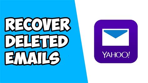 How To Recover Deleted Emails On Yahoo Mail Youtube