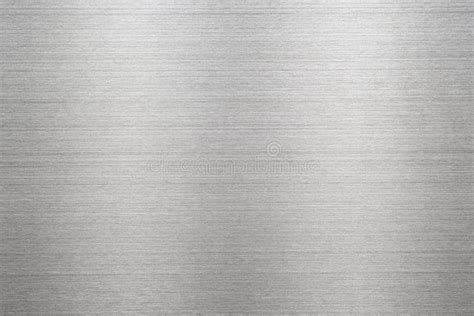 Silver Metal Texture Of Brushed Stainless Steel Plate With The