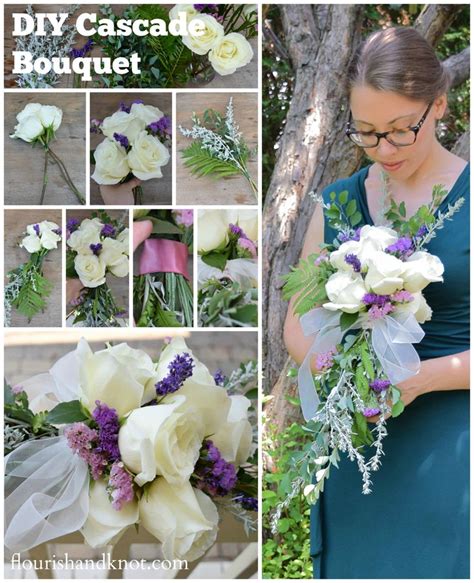 How To Make Cascading Wedding Bouquets Diy Wedding Bouquet Flower