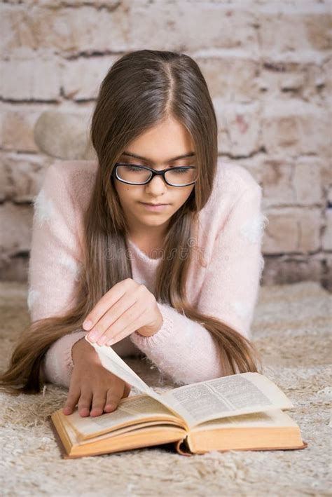 Beautiful Girl Reading Book Stock Image Image Of Little Fine 69500651