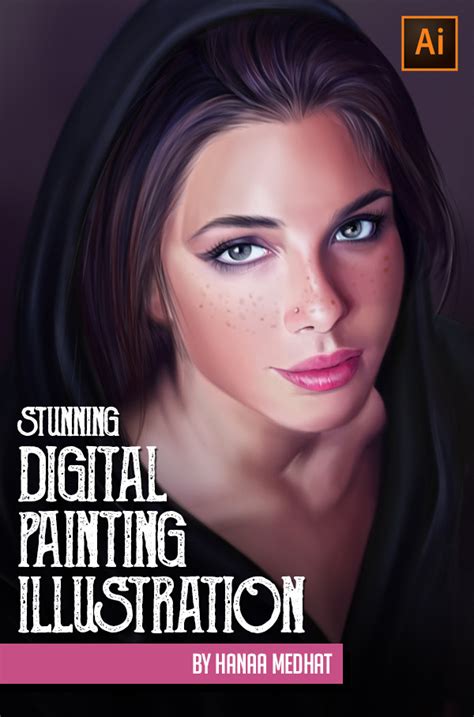 Stunning Digital Painting Illustration Art By Hanaa Medhat Graphic