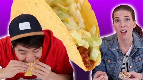 People Eat Taco Bell For The First Time Youtube