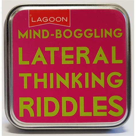 Lagoon Mind Boggling Lateral Thinking Riddles Ts Games And Toys From