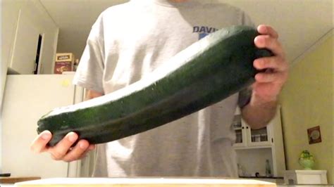 Cooking A Giant Zucchini Aug 2018 Youtube
