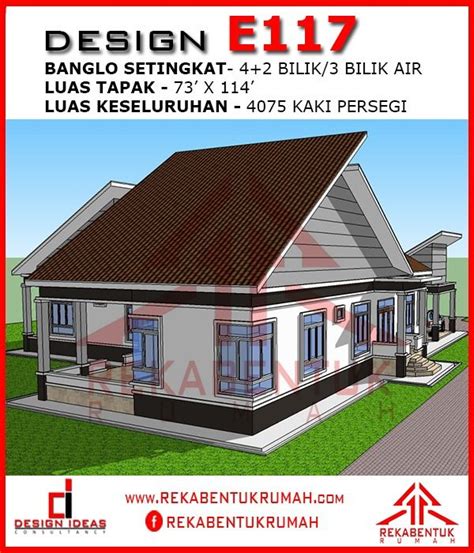 81'l x 104'p banglo setingkat : Lihat Pelbagai Ilham Pelan Rumah Setingkat 4 Bilik 3 Bilik ...