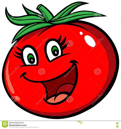 Happy Tomato Stock Illustration Illustration Of Healthy 72948282