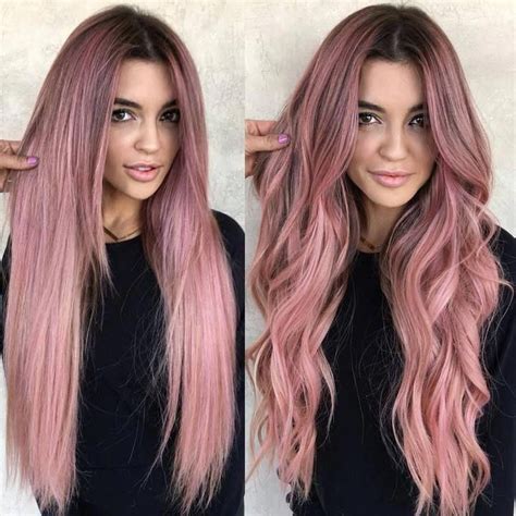 Brownhair Hair Color Pink Hair Styles Cool Hair Color