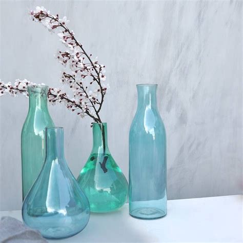 Colored Glass Bottles Candle Vase Glass Vase Candles Colored Glass Bottles Online T Shop