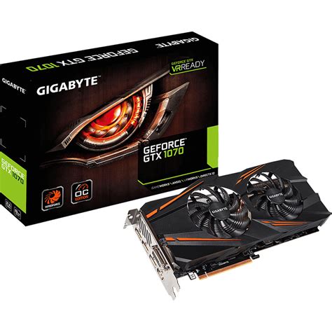 Gigabyte Geforce Gtx 1070 Windforce Oc Gv N1070wf2oc 8gd Rev20