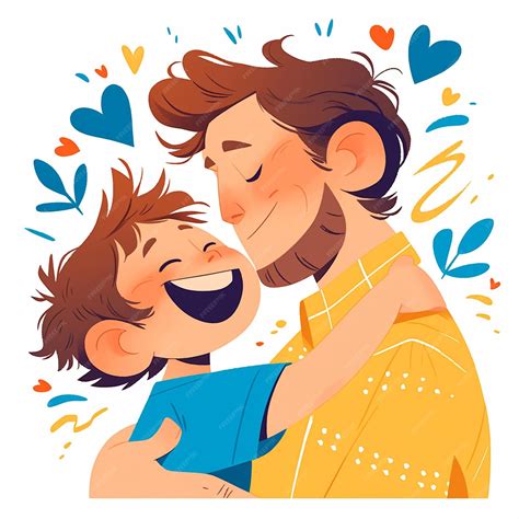 Premium Vector Heartwarming Fathers Day Moments Captured