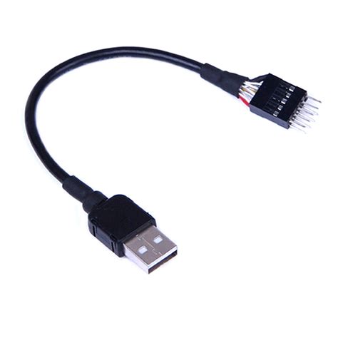 Buy 9 Pin Usb Motoard Male Header To Single Usb 20 Type A Male Cable 7
