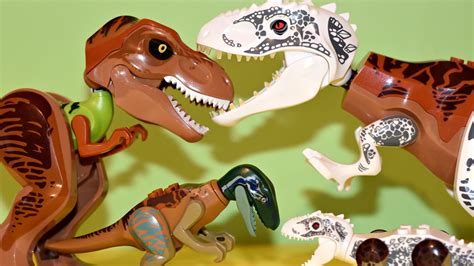 Hybrid Dinosaur Toys Lego Jurassic World Mutant Dinosaurs Indominus Rex T Rex Youtube