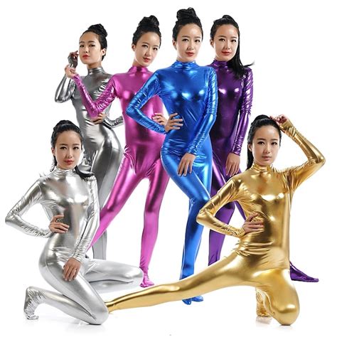 zentai suits catsuit skin suit adults spandex latex cosplay costumes sex men s women s solid