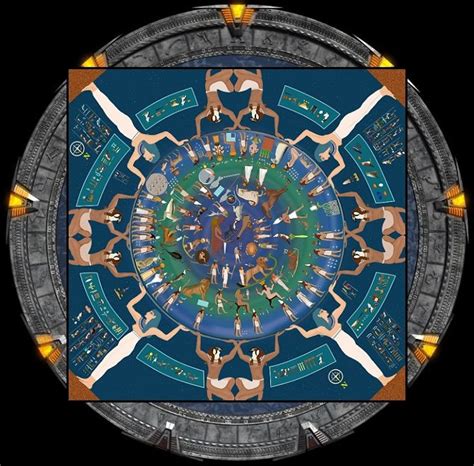 Secrets de Denderah | Zodiaque, Carte terre et Verseau