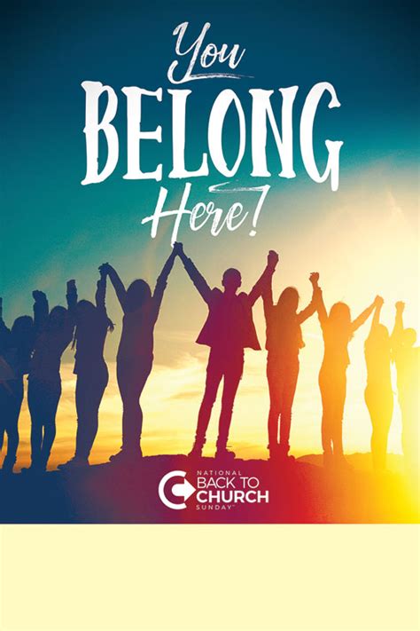 Btcs You Belong Here Poster Church Invitations Outreach Marketing