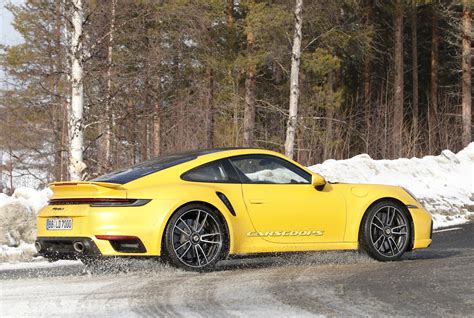 First Real Life Photos Of 2021 Porsche 911 Turbo S In Both Coupe And