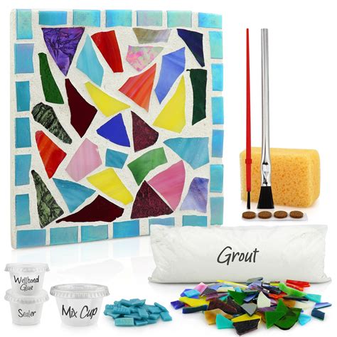 Craft Kits For Adults Mosaic Kit Mosaic Tile Kits Glass Etsy