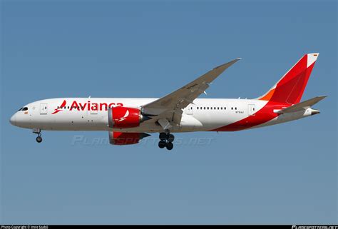 N791av Avianca Boeing 787 8 Dreamliner Photo By Imre Szabó Id 795082