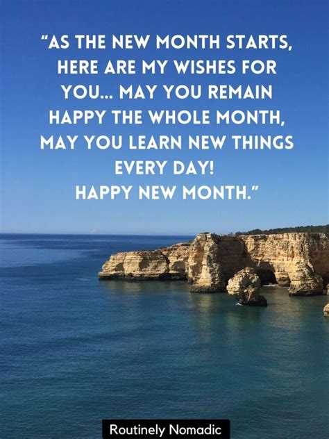New Month Quotes Wishes And Messages For 2022 Routinely Nomadic