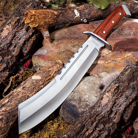 Ridge Runner Brimstone Canyon Machete Fixed Blade Knife With Nylon Sheath Knives