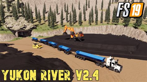 Fs19 Special Transport Yukon River Valley Map Farming Otosection