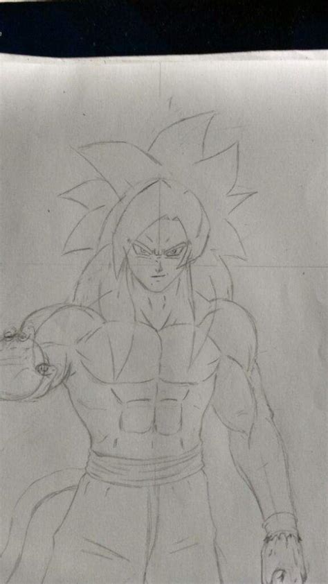 Goku Ssj 4 Proceso De Dibujo •anime• Amino