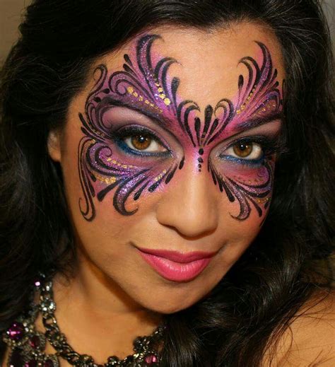 Pin By Lesley Bowles On Mask Painting Face Paint Makeup Face Art