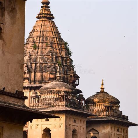 Morning View Of Royal Cenotaphs Chhatris Of Orchha Madhya Pradesh