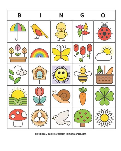 A Printable Game For Children To Play With The Wordsspringand Other