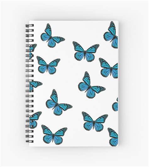 Related videos to turn a notebook into a planner: 'blue butterfly vsco graphic ' Spiral Notebook by hollieduffyx in 2020 | Cute notebooks for ...