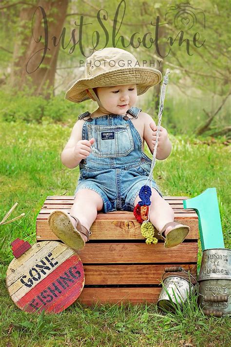Nearly every parent wants something extraordinary for boys 1 year photos of their little one. Fishing first birthday | First birthday pictures, Fishing ...