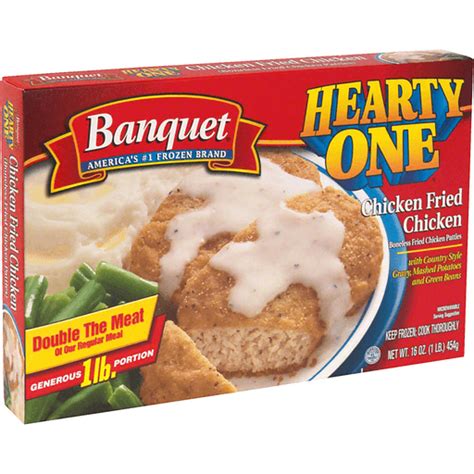 Banquet Chicken Fried Chicken Dinner 16 Oz Frozen Foods Baeslers
