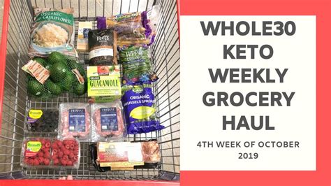 Whole30 Keto Weekly Meal Plan October Week 4 Youtube
