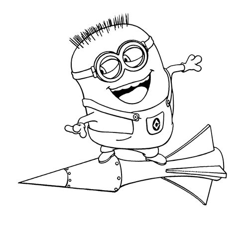 Leuk voor kids minions0011 Minions, Kleurplaten, Kleurboek
