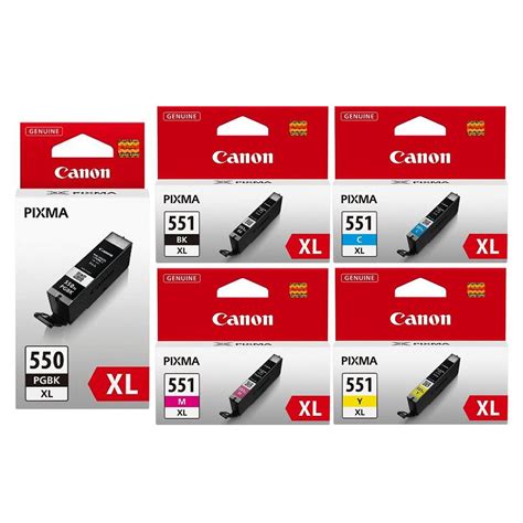 = photo paper plus glossy mp: Canon PGI-550XL & CLI-551XL Original Ink Cartridge Multipack | Red Bus Cartridges