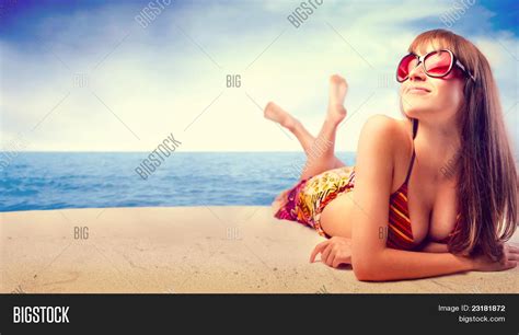 Beautiful Woman Bikini Image And Photo Free Trial Bigstock