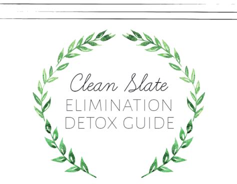 Clean Slate Detox Program