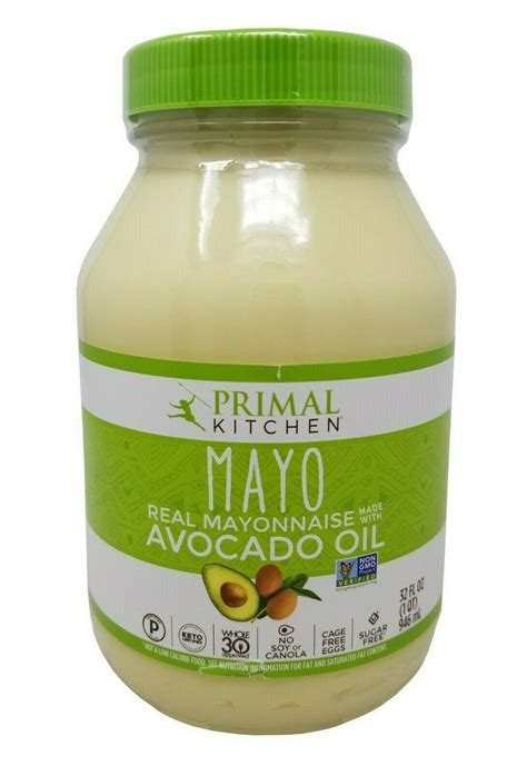 Primal Kitchen Mayo Real Mayonnaise Made With Avocado Oil 32 Fl Oz