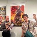 河崎実さんのインスタグラム写真 - (河崎実Instagram)「ダニエル・アギラルさんがキュレーションを務めるポスター展に行ってきました。私 ...