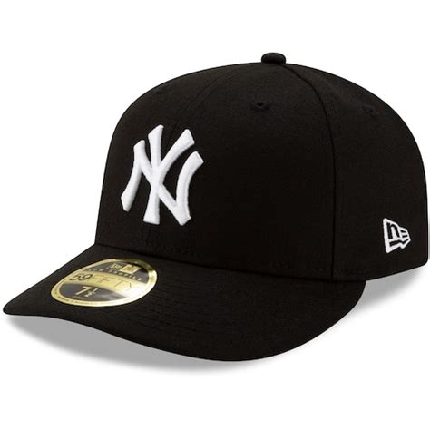 New York Yankees New Era Team Low Profile 59fifty Fitted Hat Black Ebay