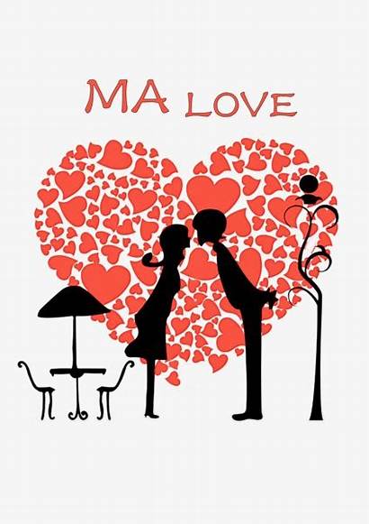 Silhouette Couple Clipart Ago Lovers Pngtree