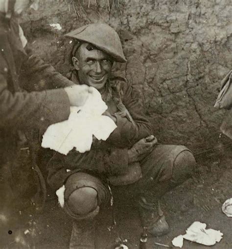 Rare And Creepy Photo Of Ww1 Soldier In A Trench With Shell Shock