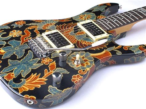 pin by ron lindeman on guitars indonesia merah batik