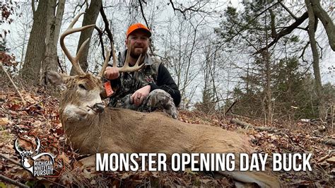 Michigan Firearm Opener 2022 Monster Opening Day Buck Youtube